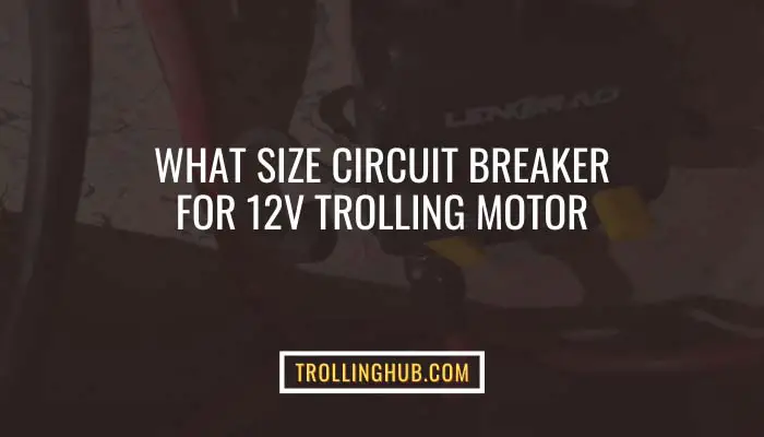 What size circuit breaker for 12V trolling motor